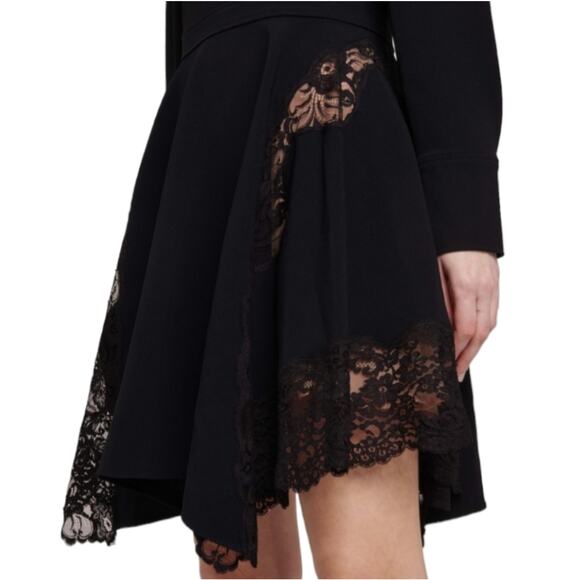 Stella McCartney Celeste Dress Women's Size 38 Black Long Sleeve Luxury Designer - Picture 4 of 11